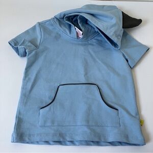 Tommy Bahama Baby Boy Hoodie short sleeves blue 24 months